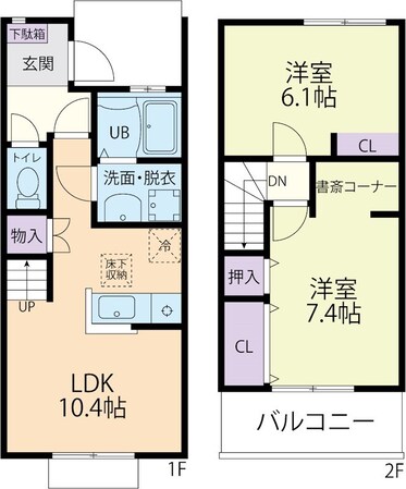 Maison Lavande（メゾン・ラヴァンダ）の物件間取画像